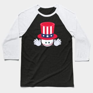 American Flag Baseball Shirt Patriotic USA 4th of July Gift Baseball T-Shirt